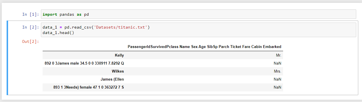 Reading A Text File